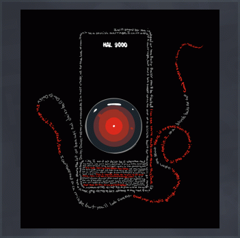 2001: A Space Odyssey T-Shirt (HAL 9000, Stanley Kubrick)