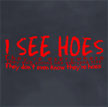 6th Sense Clubbing T-Shirt (I see Hoes)