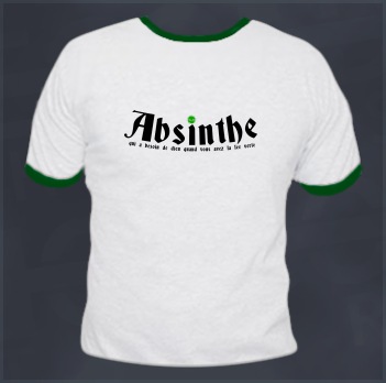 Alternate Absinthe and the Green Fairy T-Shirt