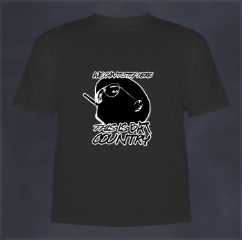 Fear and Loathing in Las Vegas T-Shirt (This is Bat Country, Hunter S. Thompson)