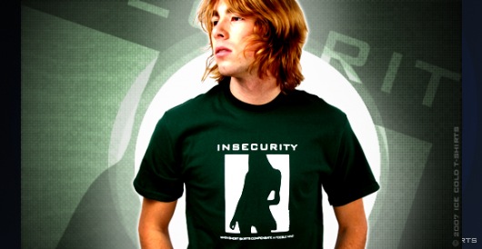 Insecurity and Short Skirts Clubbing T-Shirt (Dumb Girls)