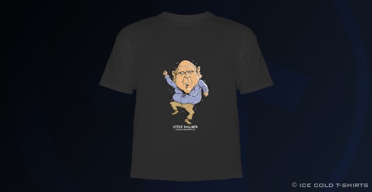 Microsoft CEO Steve Ballmer 'Dance Monkeyboy' Tee Shirt