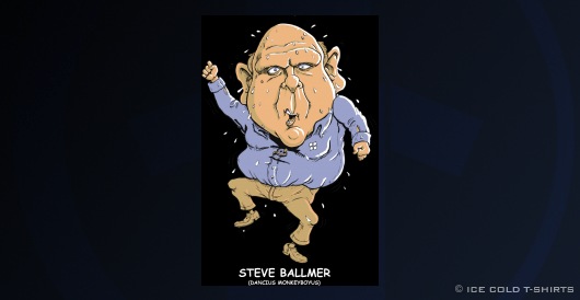 Microsoft CEO Steve Ballmer 'Dance Monkeyboy' Tee Shirt