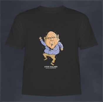 Microsoft T-Shirt (Steve Ballmer, Dance Monkeyboy)