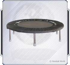Needak Soft-Bounce Folding Rebounder (Black)