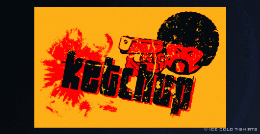 Pulp Fiction T-Shirt (Quentin Tarantino, Ketchup)