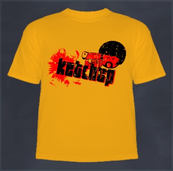 Pulp Fiction T-Shirt (Quentin Tarantino, Ketchup)