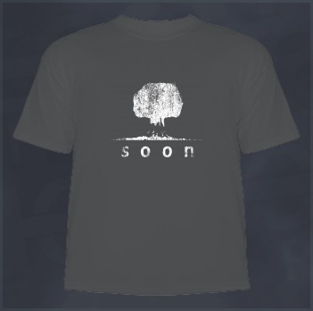 Soon (Atom Bomb Mushroom Cloud T-Shirt)