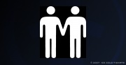 Stickmen Holding Hands